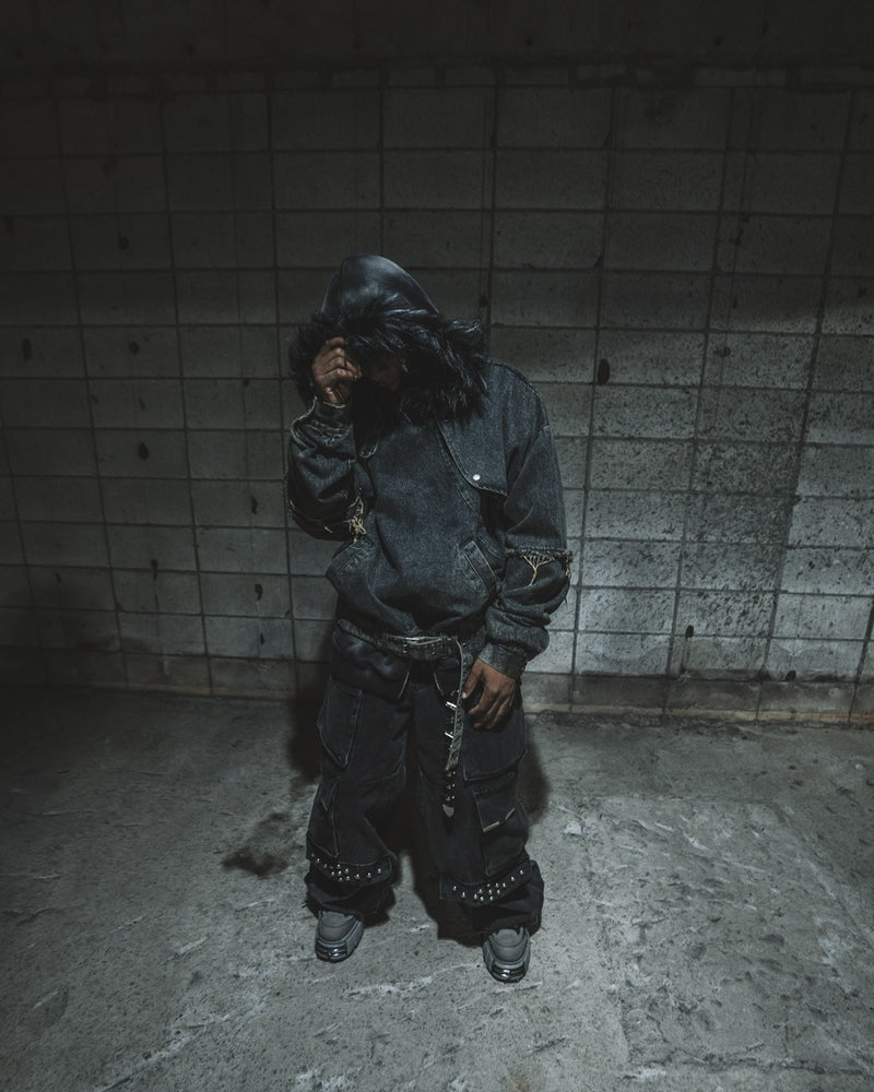 【DIG YOUR OWN GRAVE】DENIM PULLOVER (2color)