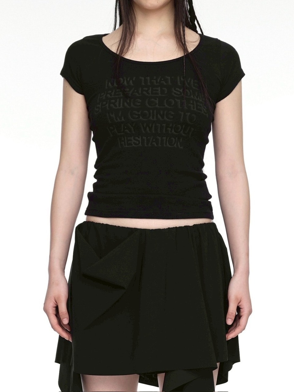 【NACHE】CONVEX PRINTED T-SHIRT