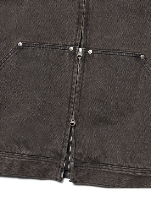 【NOMANUAL】W.D HOODED ZIP-UP JACKET / 【ノーマニュアル】フードジップアップ長袖パーカーミリタリージャケット