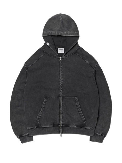 【NOMANUAL】M.L HOODED ZIP-UP / 【ノーマニュアル】ジップアップ長袖パーカー