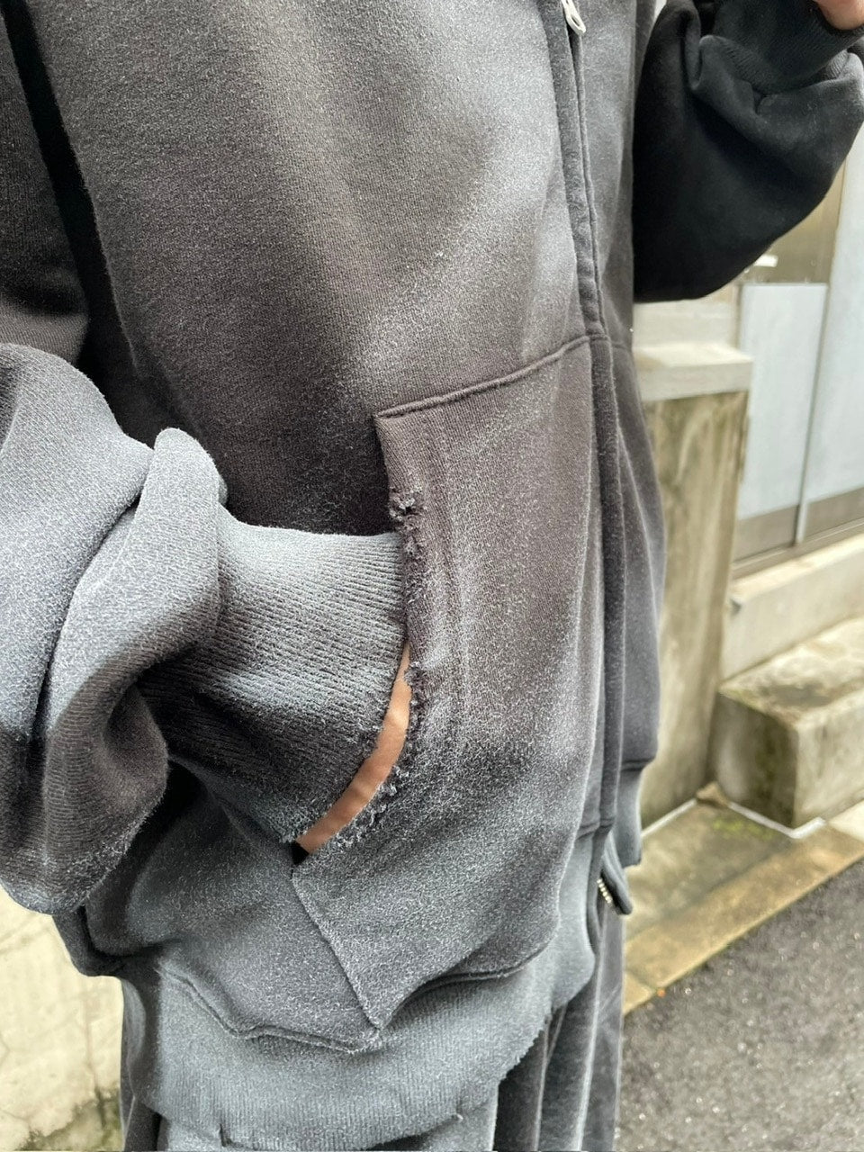 受注制【nmtc +】washing zip up hoodie (3color) / 【エヌエムティーシープラス】ウォッシングジップアップパーカー