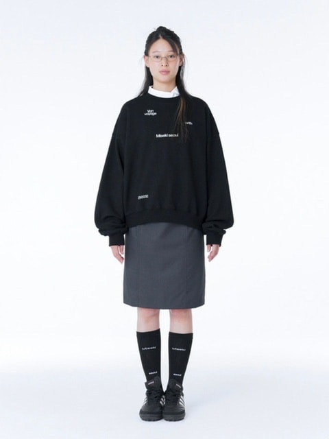 【Miseki seoul】Quote sweat shirts