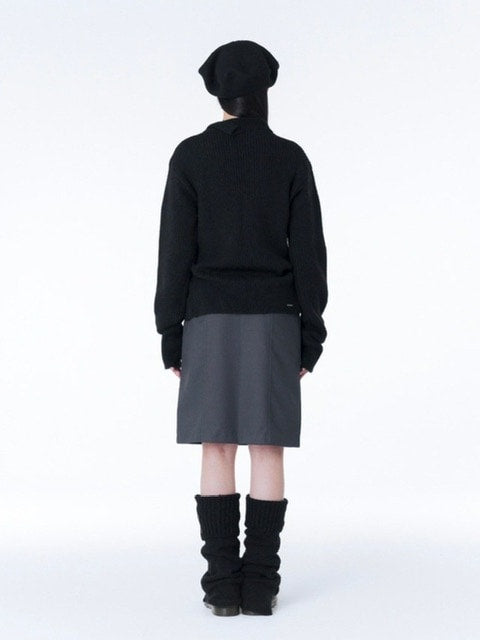 【Miseki seoul】Button knit leg warmer