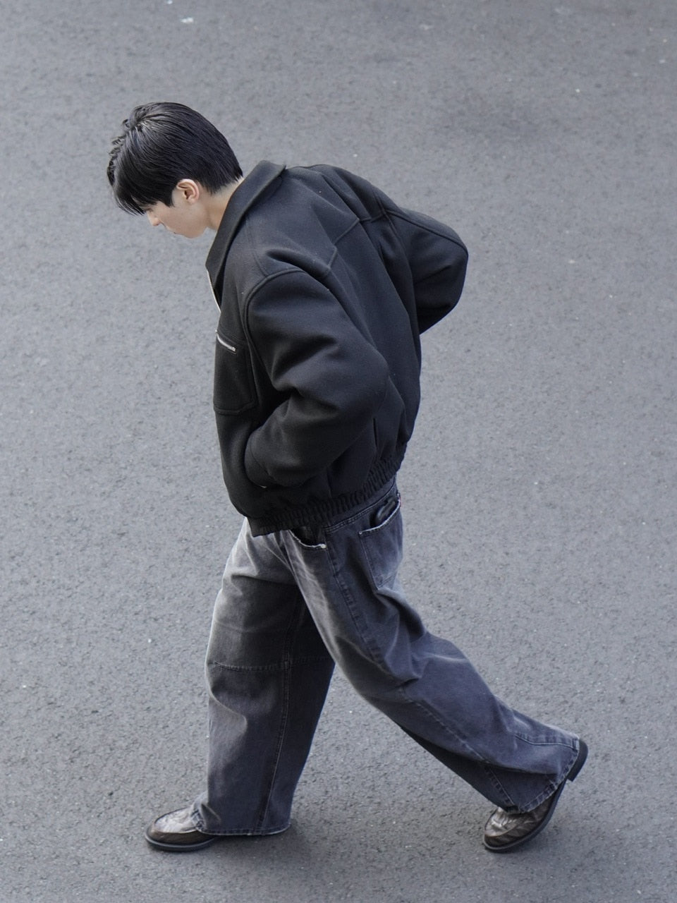 東京店WEB限定【Chikashitsu +】clear wool blouson (3color)