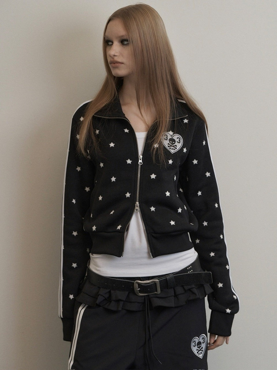 【SETUP‐EXE】STAR SPORTY ZIP-UP / 【セットアップエグゼ】スタースポーティージップアップジャケット