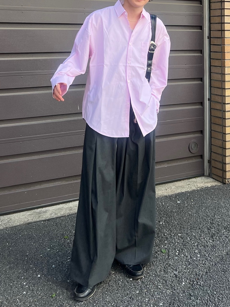 【Chikashitsu +】basic cotton shirt (3color)