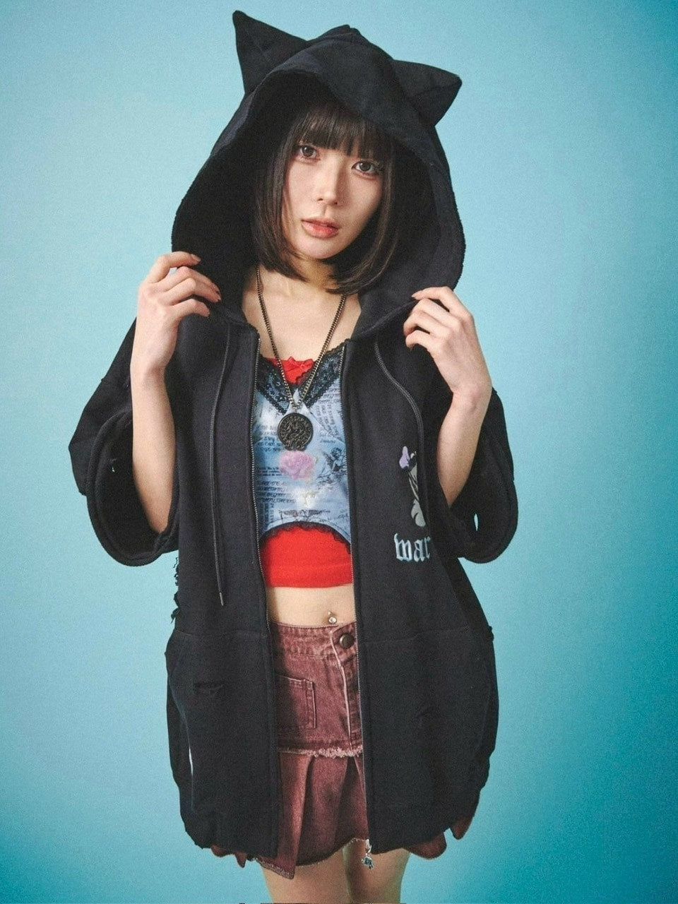 【GALFY】病みに染まりし反戦パーカー