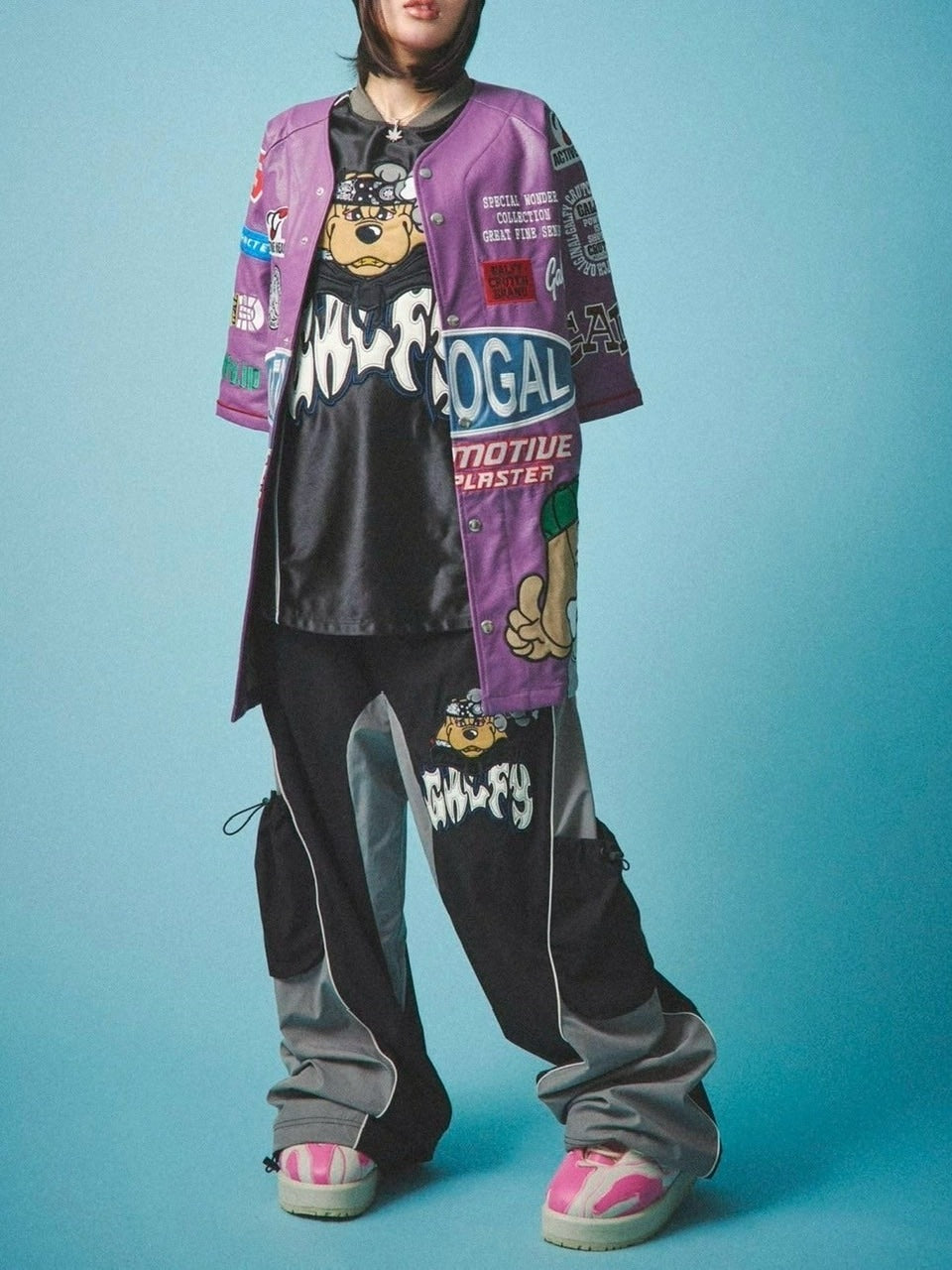 【GALFY】病みに争いしサイバーTシャツ