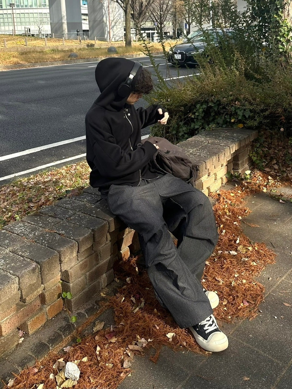 受注制【youll】stripe carpenter pants (2color)