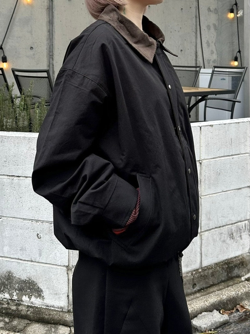 受注制【youll】corduroy color short jacket