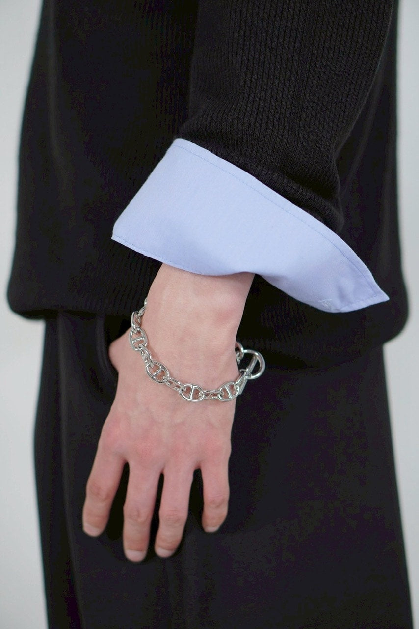 【Chikashitsu +】henry neck long sleeve knit (4color)