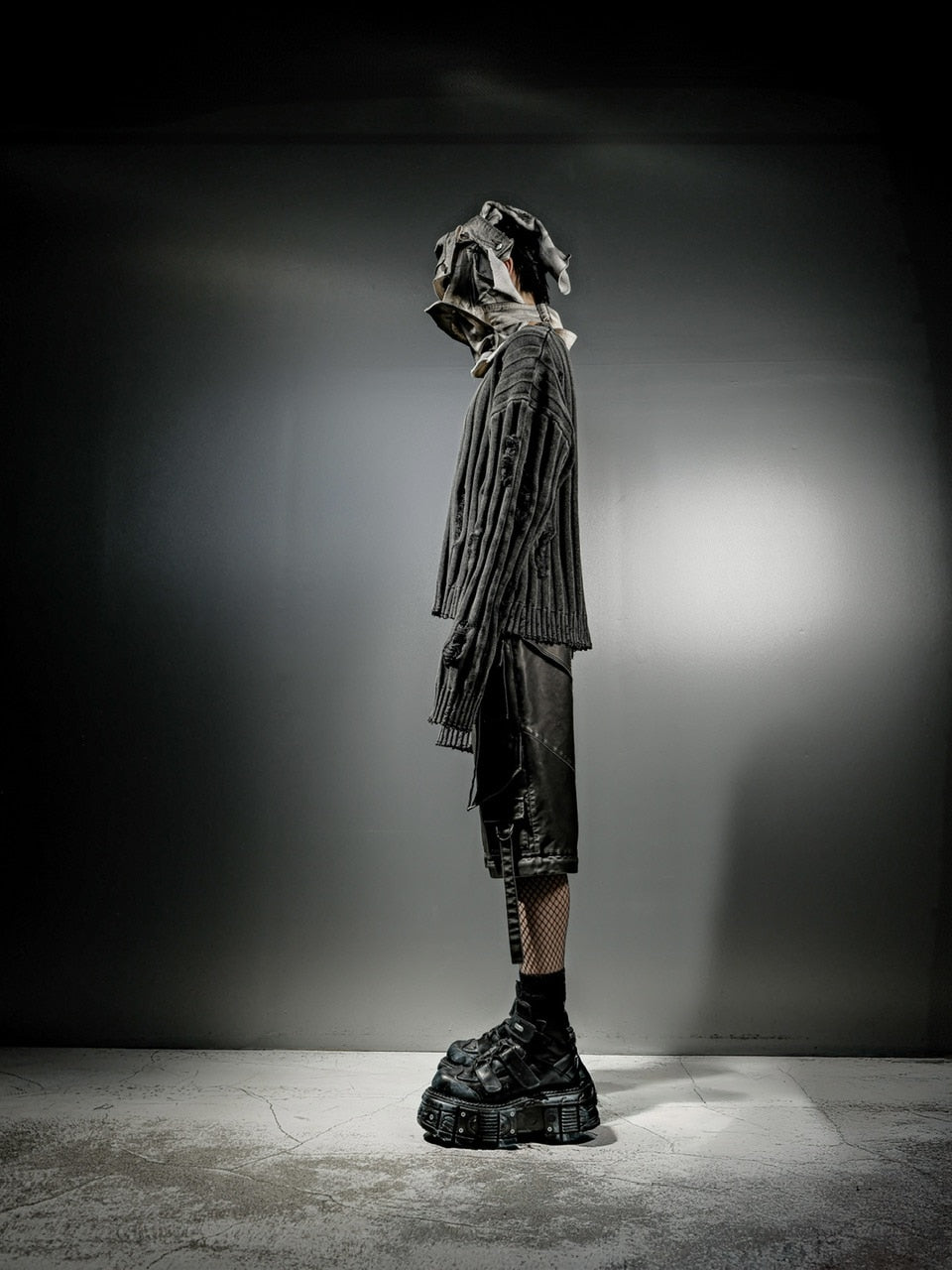 【DIG YOUR OWN GRAVE】2WAY LEATHER CARGO PANTS / 【ディグユアオウングレイブ】ツーウェイレザーカーゴパンツ