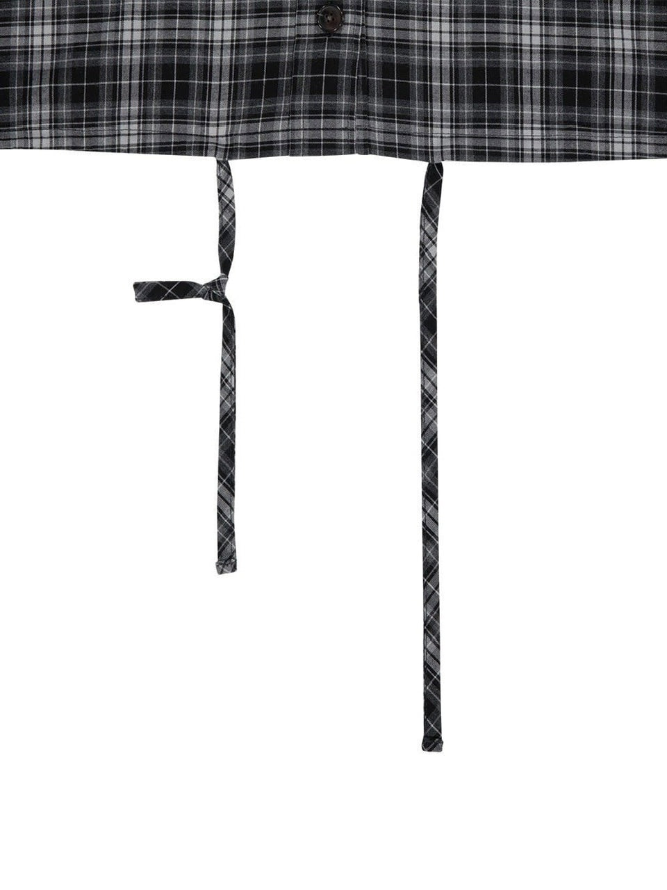 【TUOMIO】STRAPPY CHECK SHIRT