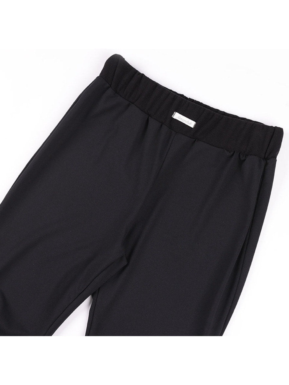 【FANCY CLUB】UNBALANCE SKIRT LAYERED PINTUCK PANTS