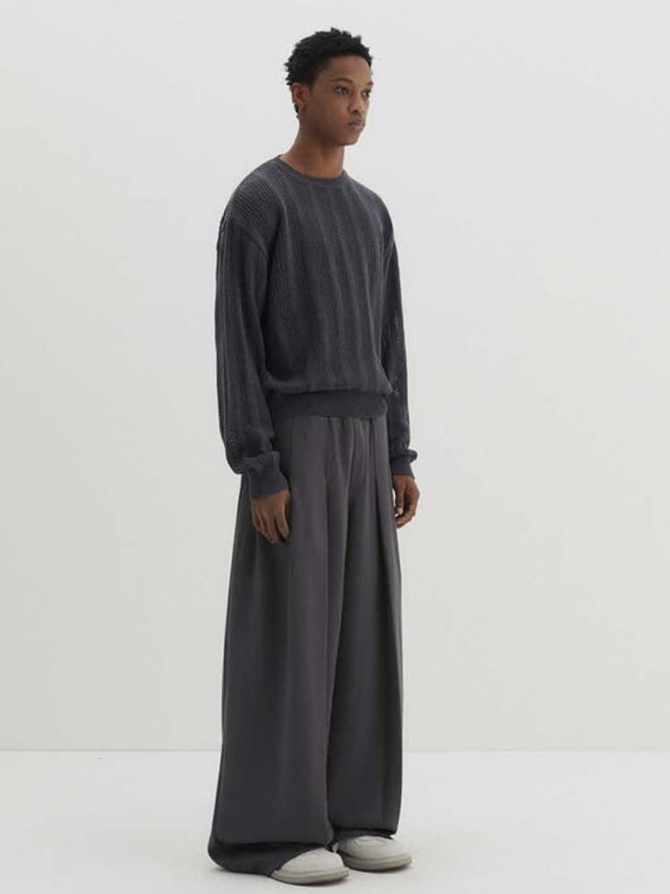 【DNSR】Meshed Crop Knit