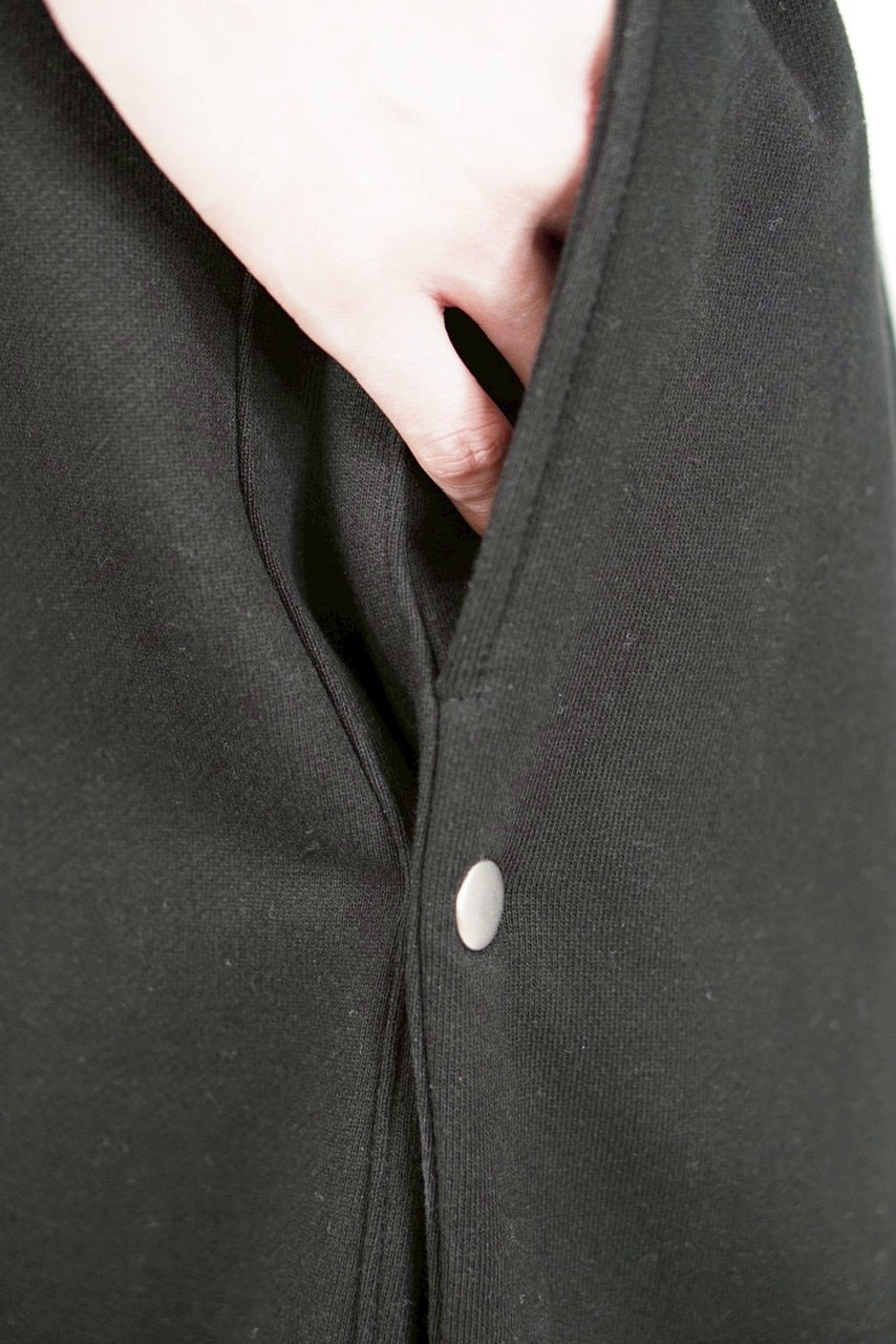 受注制【Chikashitsu +】side snap button sweat pants (2color)