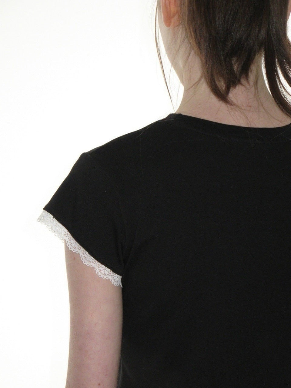 【CRANK】LACE HEART PRINTING TOP