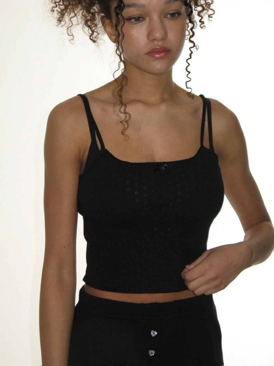 【CRANK】LACE EYELET SLEEVELESS