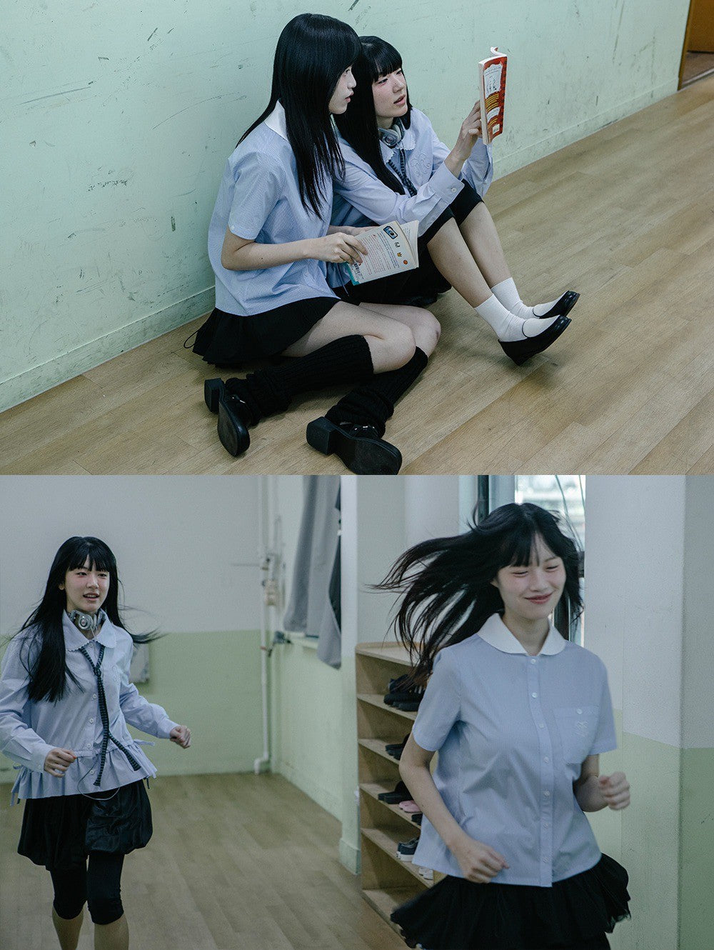 【TUOMIO】SATIN BALLOON SKIRT