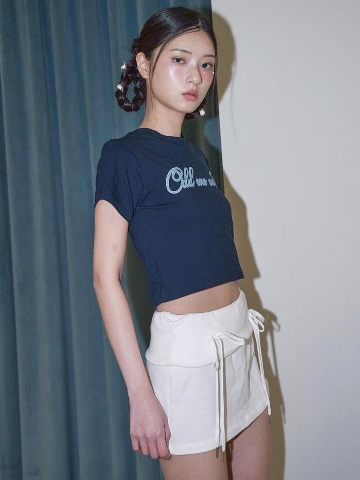 【ODDONEOUT】TWO TONE LOGO T-SHIRTS