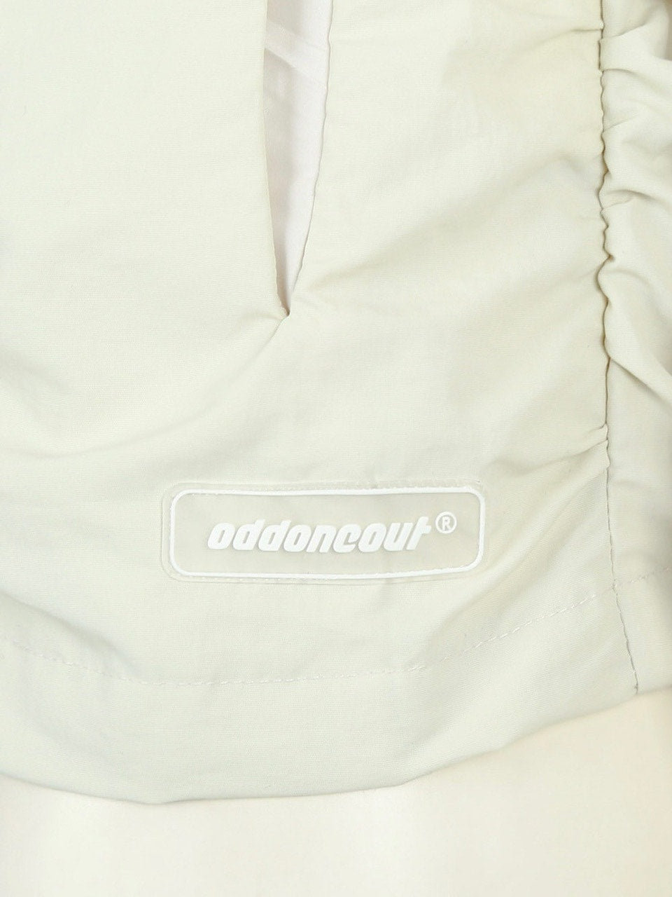 【ODDONEOUT】SHIRRING HOODIE JUMPER / 【オッドワンアウト】シャーリングフードジャンパー