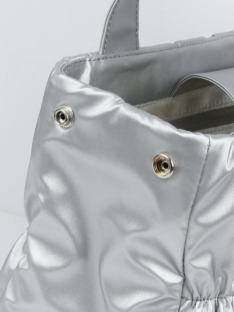 【ODDONEOUT】[ODDONEOUTXthesallyslaw] SHIRRING BAG / 【オッドワンアウト】シャーリングリボンハンドバッグ