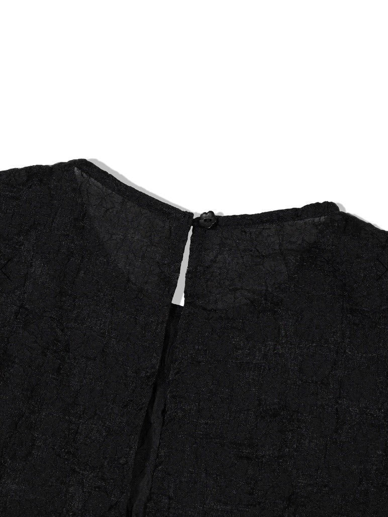 【Uglyshadow】FLOWER RUFFLE DRESS