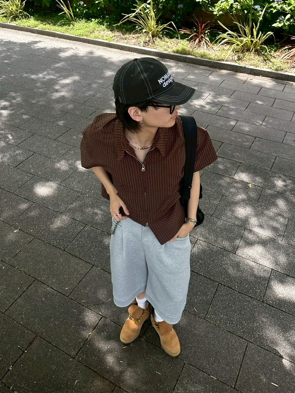 受注制【youll】cropped check shirt jacket (3color)