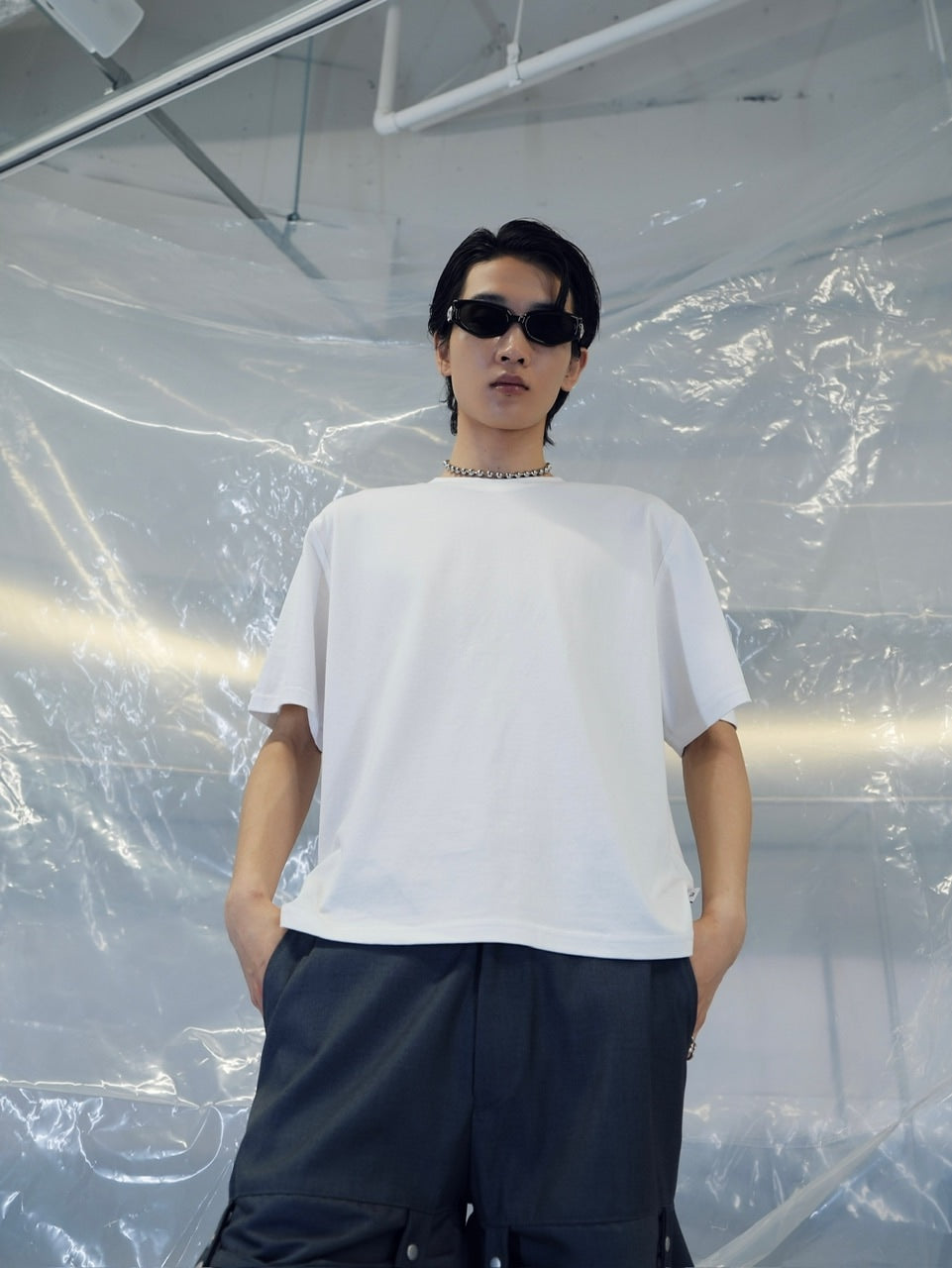 【CS】2-PIECE CROPPED PACK TEE