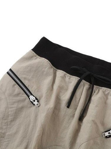 【roaringrad】ZIPPER SAGGING BERMUDA PANTS