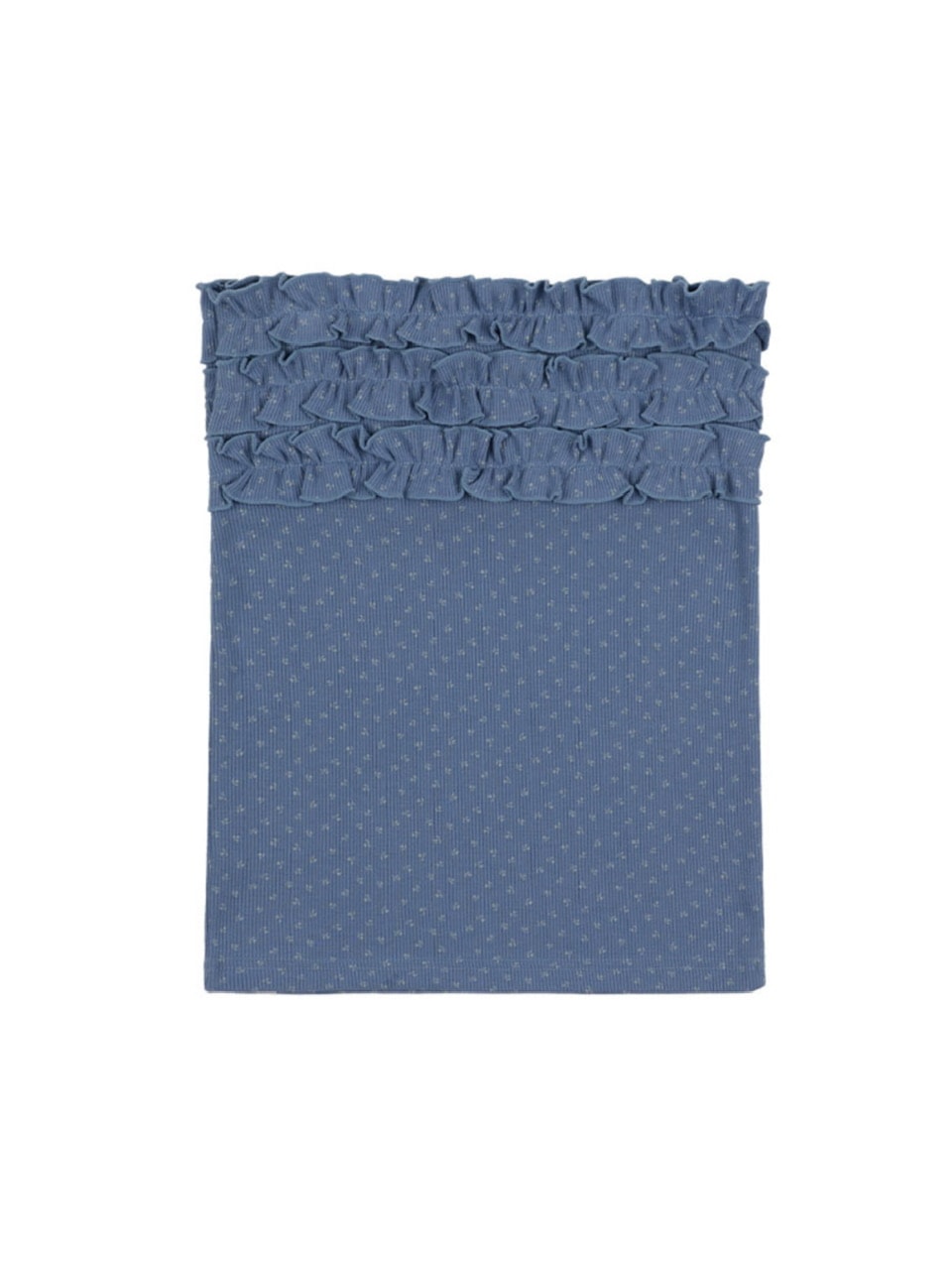 【FANCY CLUB】FLOWER FRILL TUBE TOP / 【ファンシークラブ】フラワーフリルチューブトップ