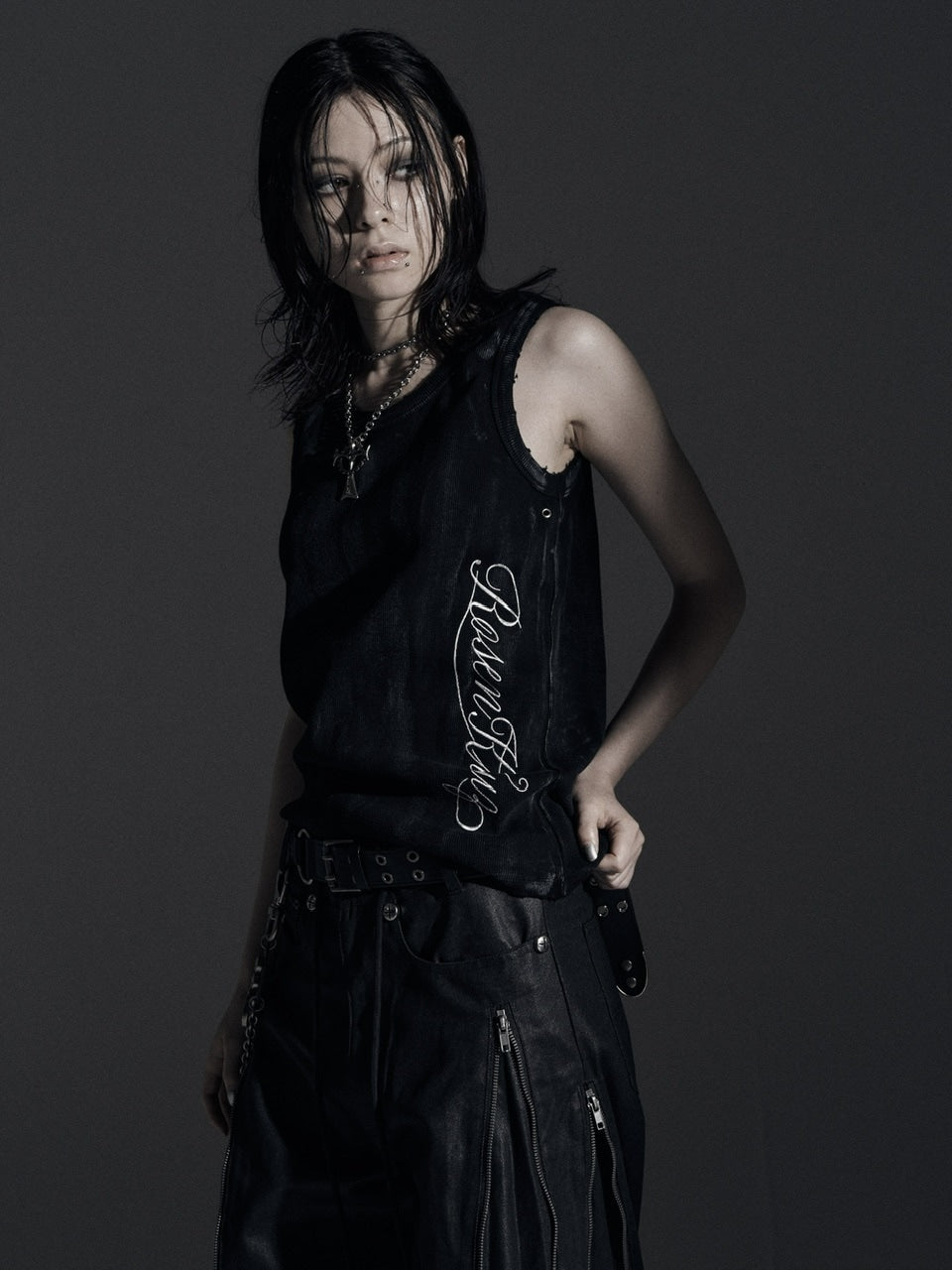 【Rosen Kreuz】ASHES HALO TANK TOP