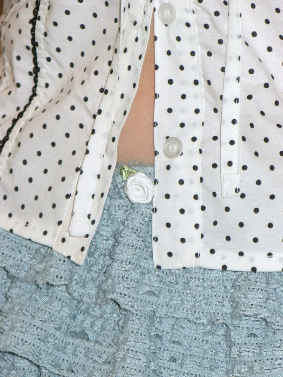 【CRANK】LACE CANCAN SKIRT PANTS