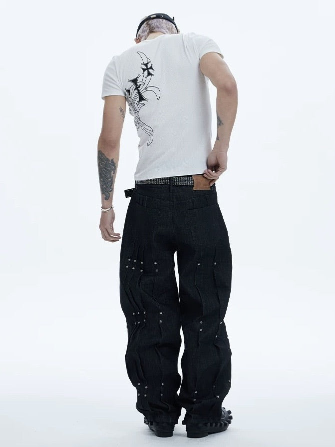 【DND4DES】HONEYSUCKLE CROSS T-SHIRT