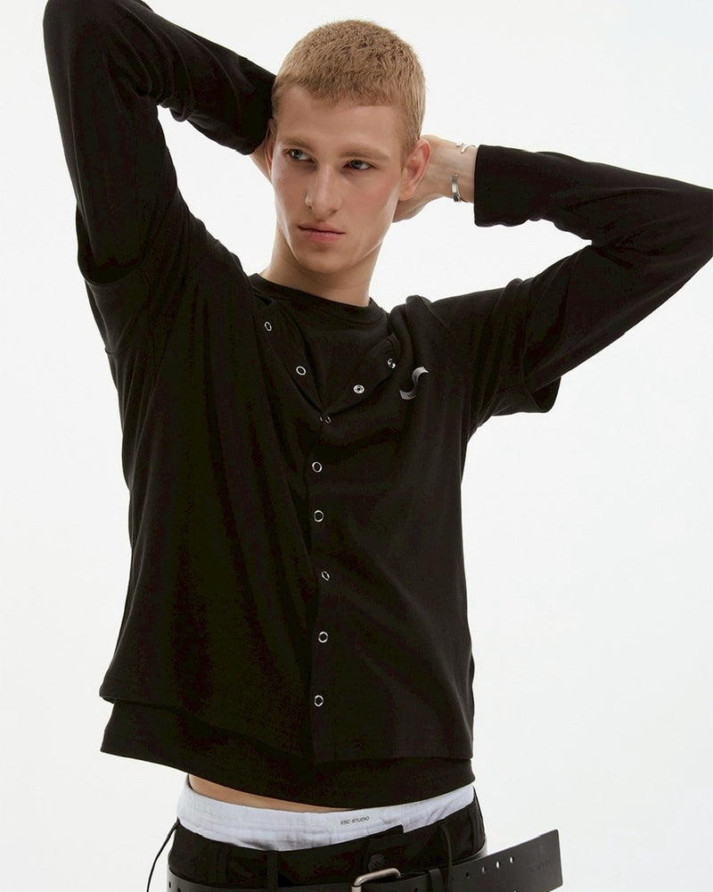 【ESC STUDIO】soft double t-shirt/ 【イーエスシーステュディオ】ソフトダブル長袖Tシャツ