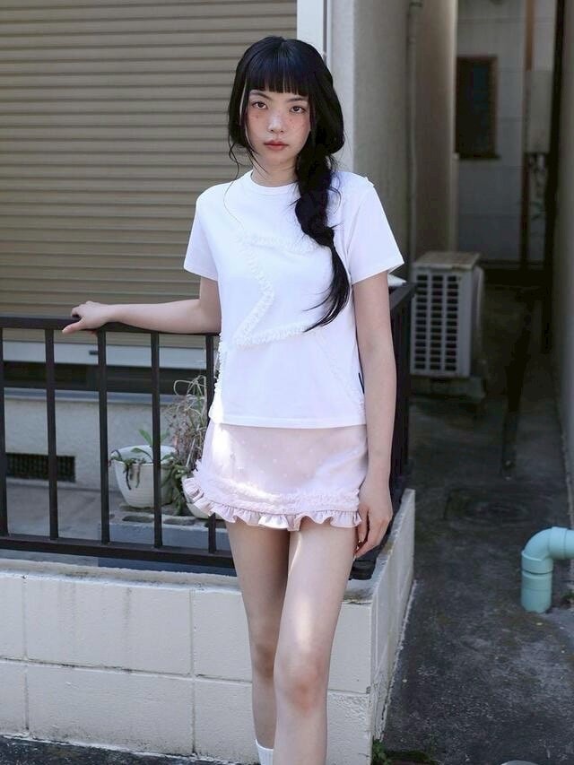 【Uglyshadow】STAR BASIC T-SHIRT / 【アグリーシャドウ】スターベーシック半袖Tシャツ