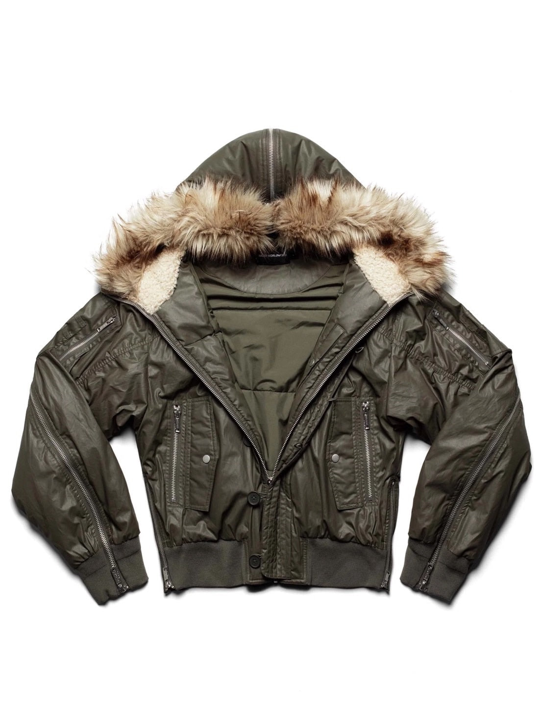 【RACER WORLDWIDE】Aviator Bomber 2 / 【レーサーワールドワイド】ジップポケットファージャケット