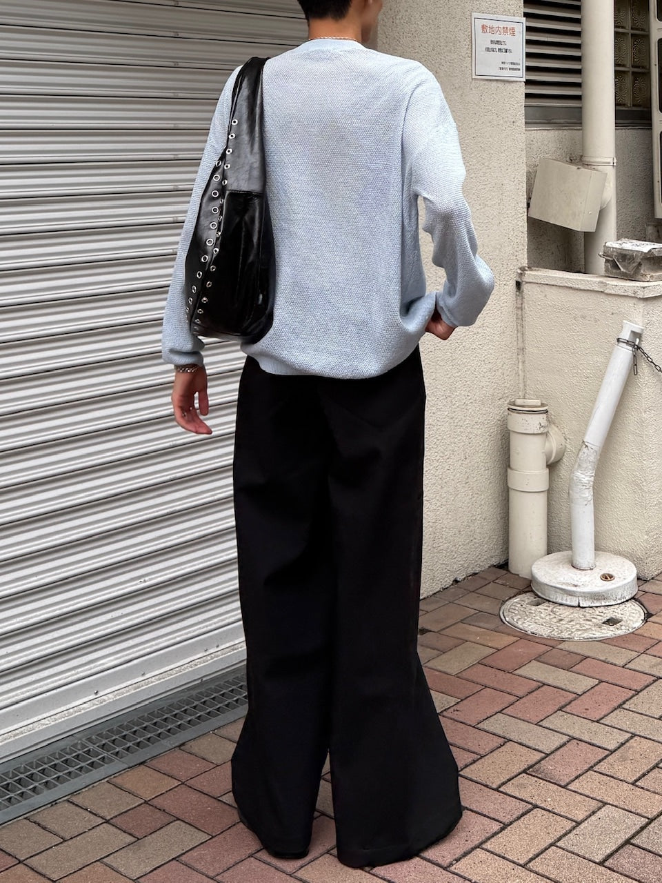 Chikashitsu +】light touch henry neck knit / 【チカシツプラス