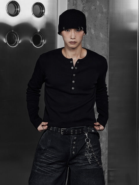 【Rosen Kreuz】TIGHT RIB LONG SLEEVE