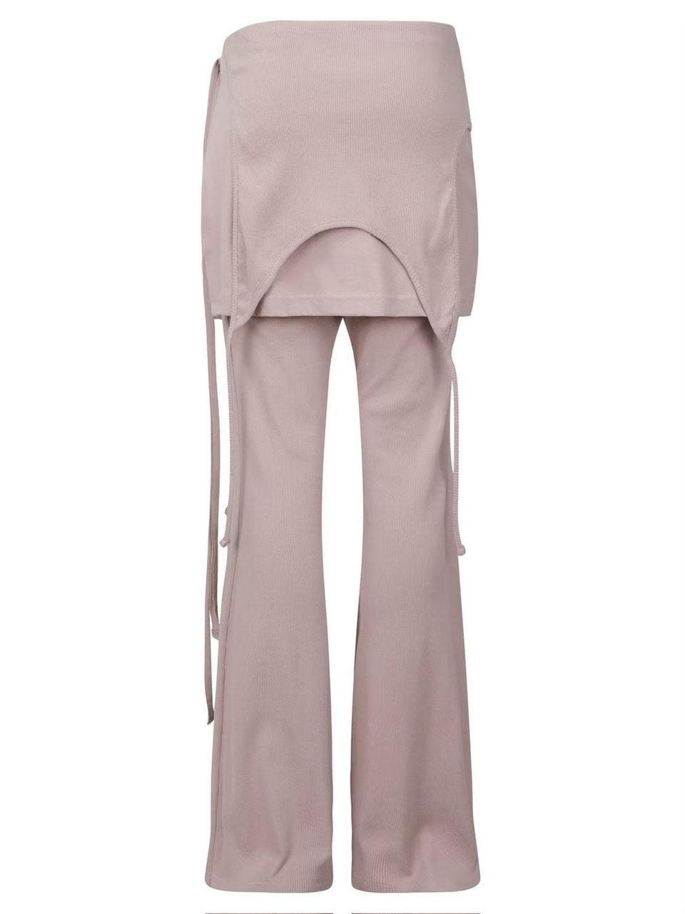 【NACHE】MIXED LAYERED SKIRT PANTS