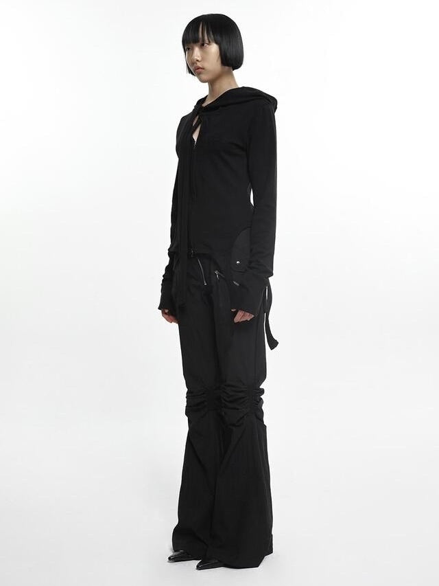 【NACHE】EXPOSURE ZIP DETAIL PANTS (UNISEX)