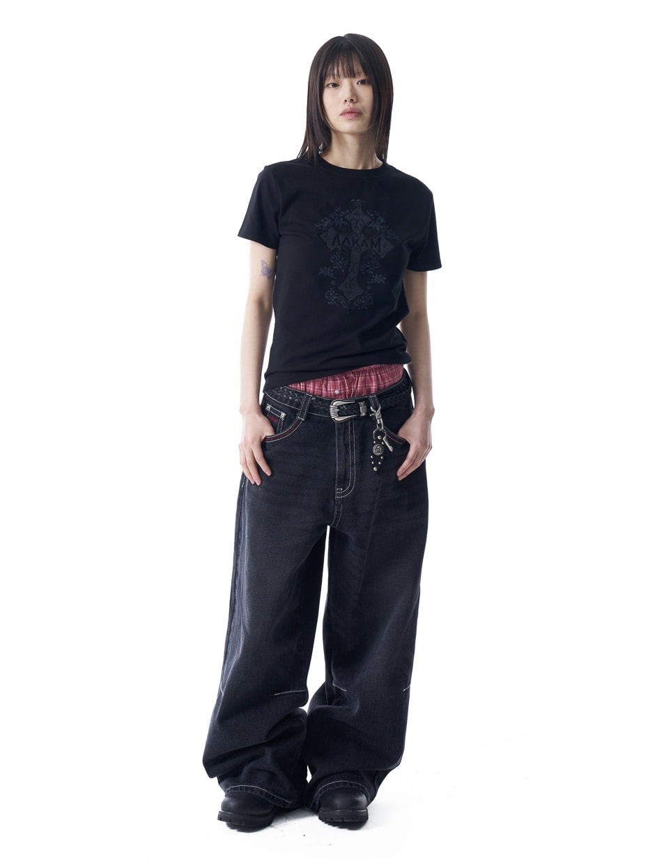 AAKAM AKM CROS2 Sleeveless (Black) 黒 AAKAM】AKM CROS2 Half Top – PRESSING WEB SHOP