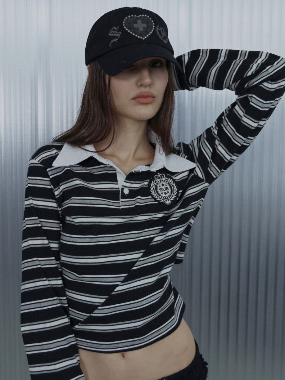 【SETUP‐EXE】LEO APPLIQUE BALL CAP / 【セットアップエグゼ】レオアップリケキャップ