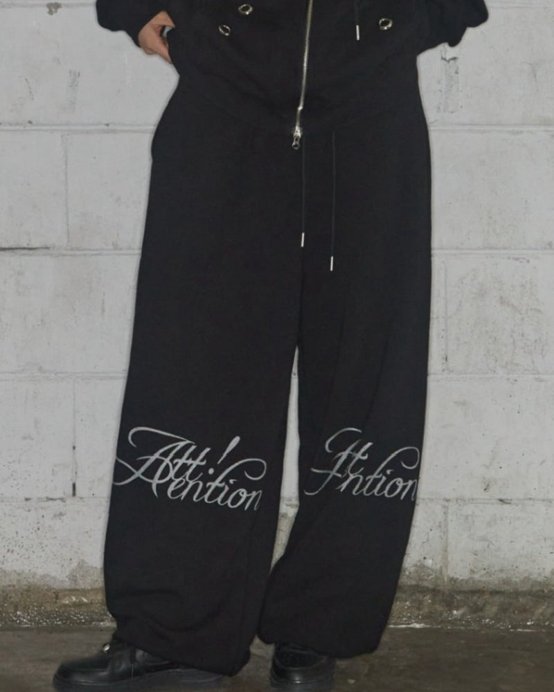 【FANCY CLUB】ATTENTION SWEATPANTS / 【ファンシークラブ】アテンションスウェットパンツ