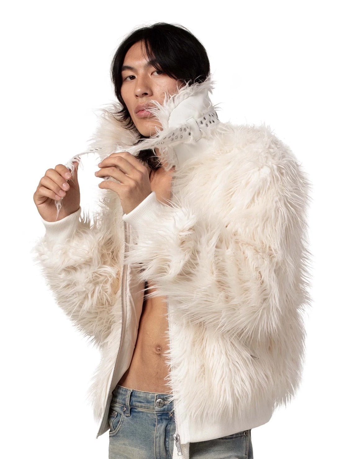 【RACER WORLDWIDE】Fur Bomber【レーサーワールドワイド】ファーボンバージャケット
