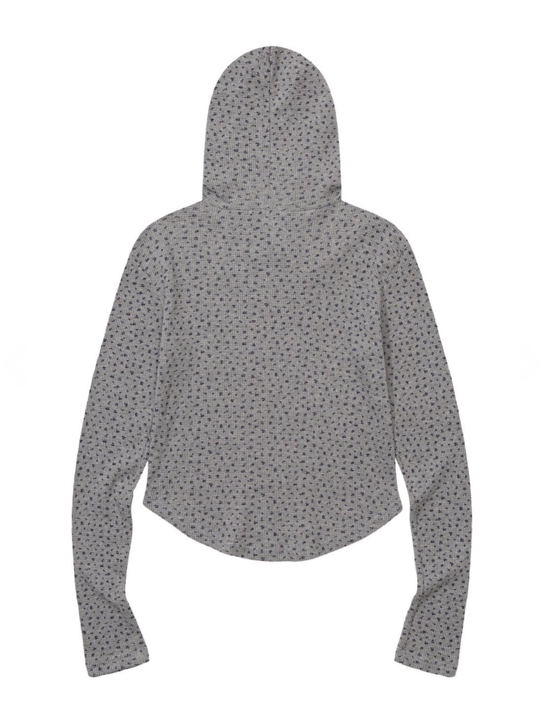 12/21 20:00 再販【Uglyshadow】FLOWER WAFFLE HOODIE