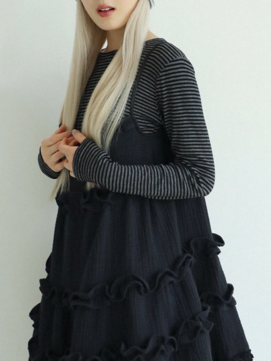 12/21 20:00 再販【Uglyshadow】LACE YORU DRESS