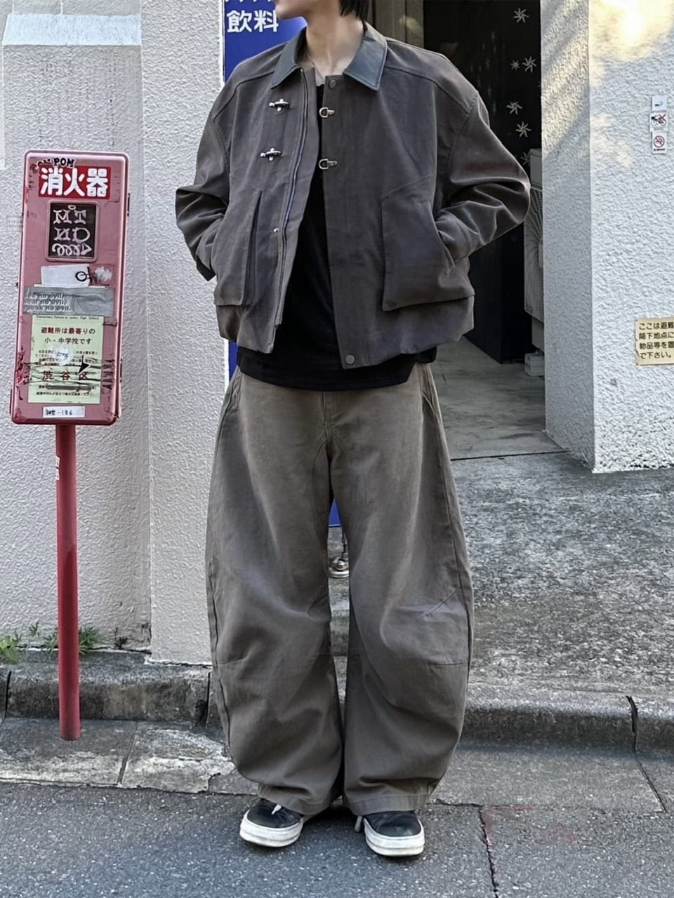 大阪店WEB限定受注制【Chikashitsu +】deep ballon curve pants / 【チカシツプラス】ディープバルーンカーブパンツ (2color)