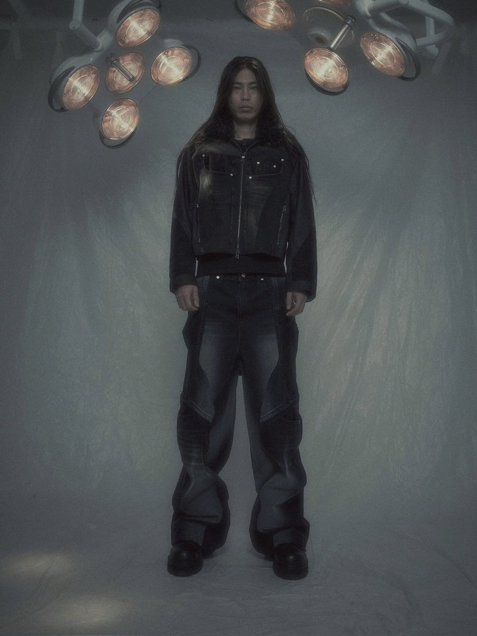 【SURGERY】surgery rebuild denim wide pants / 【サージェリー】サージェリー リビルド デニム ワイド パンツ