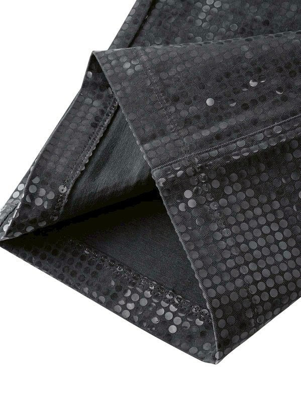 【The Boy Has No Patience】Transparent Pressed French Work Pants / 【ザボーイハズノーペーシェンス】ベルトストリングデニムパンツ